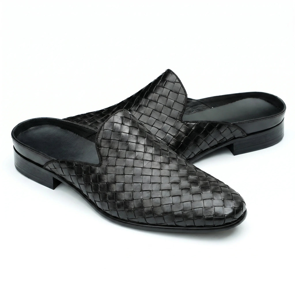Intreccio Mule Loafer - Black
