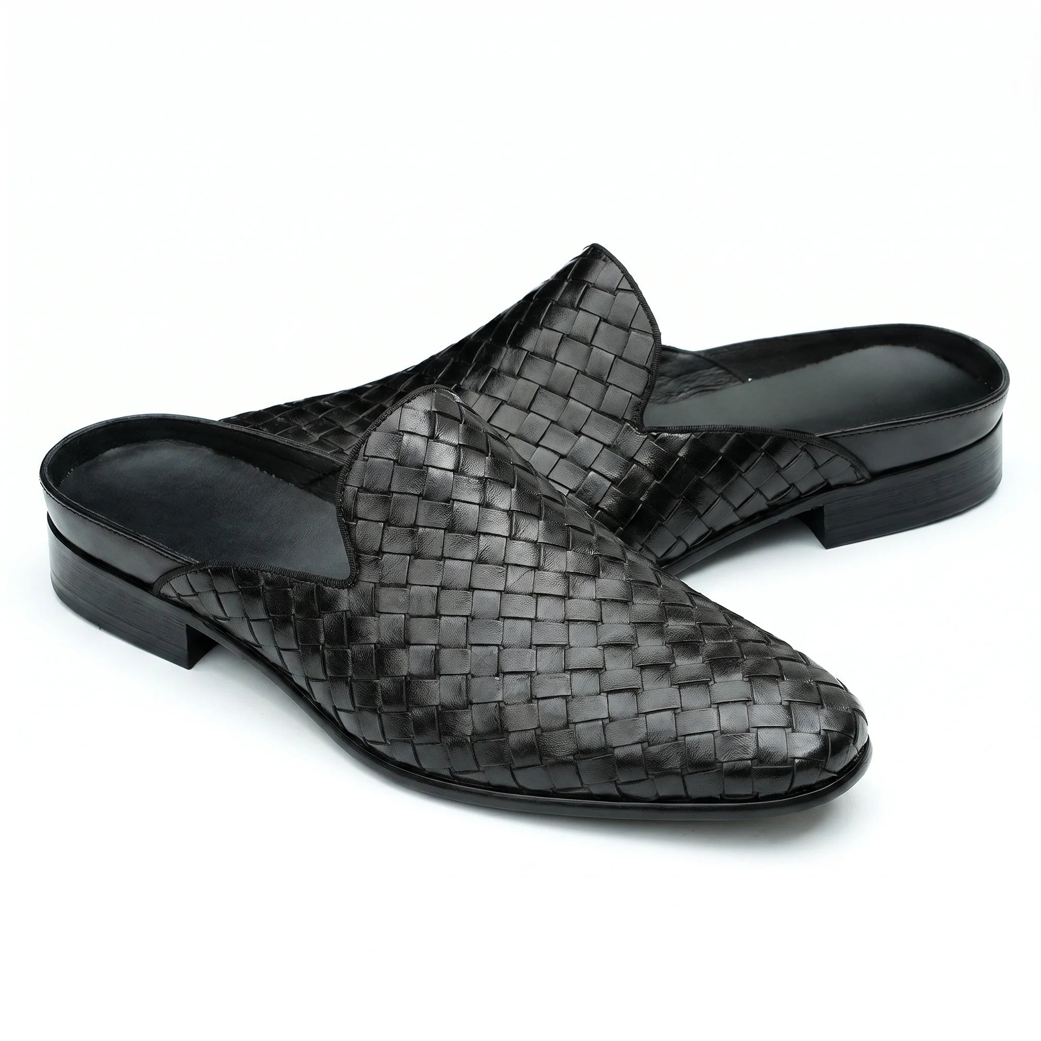 Intreccio Mule Loafer - Black