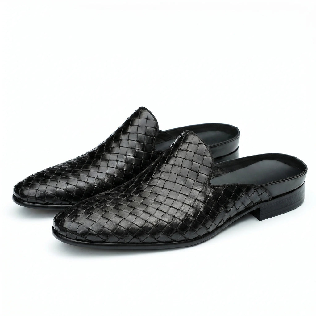 Intreccio Mule Loafer - Black