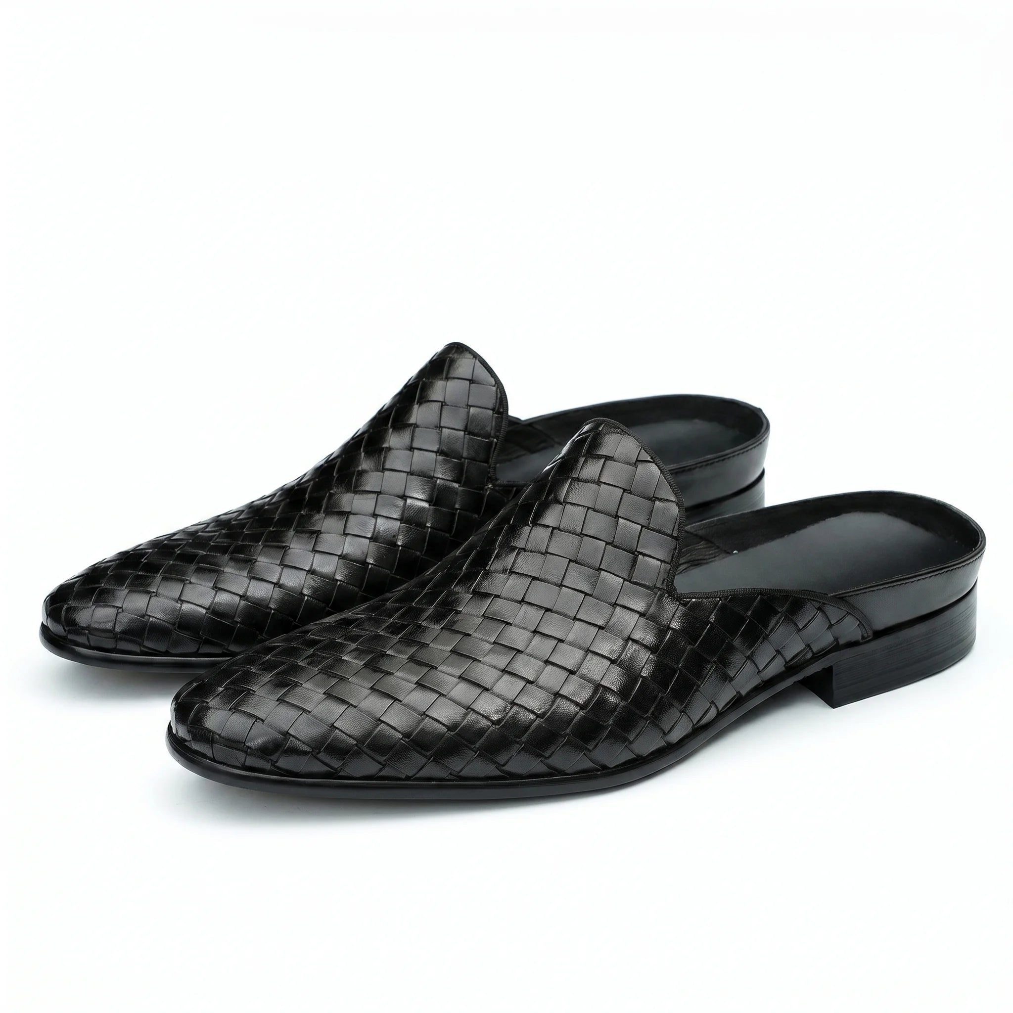 Intreccio Mule Loafer - Black