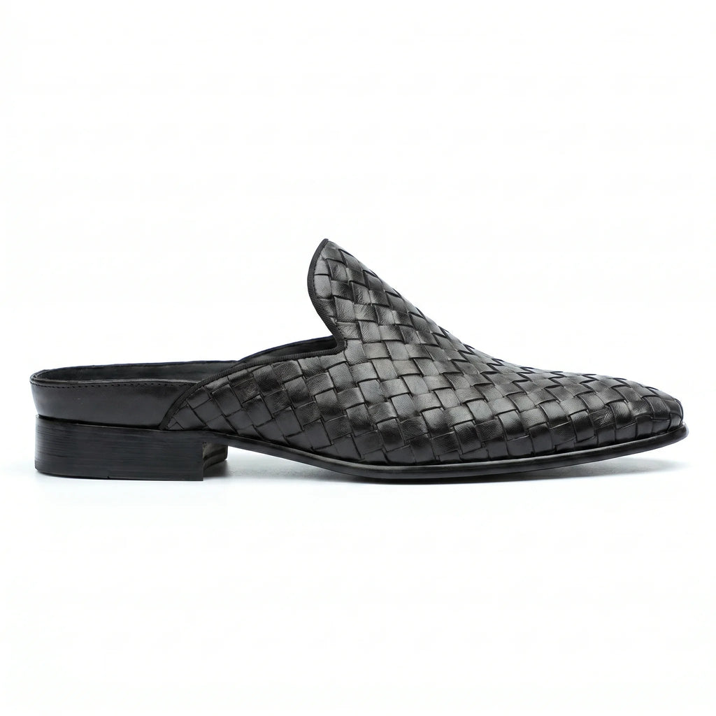 Intreccio Mule Loafer - Black