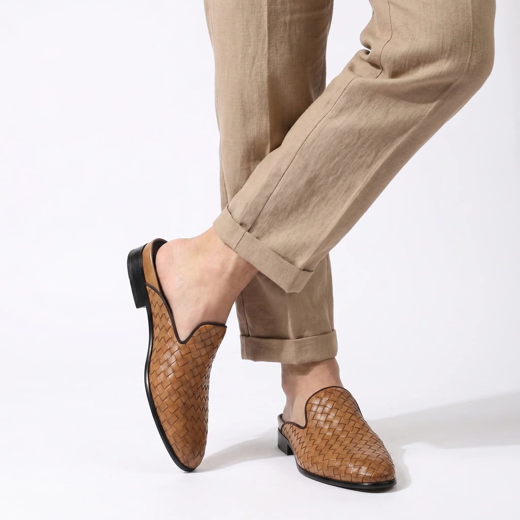 Intreccio Mule Loafer - Brown