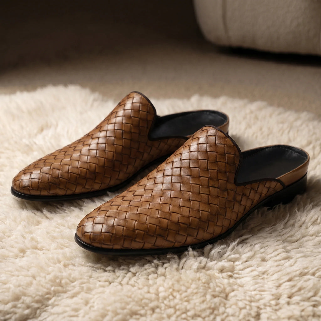 Intreccio Mule Loafer - Brown