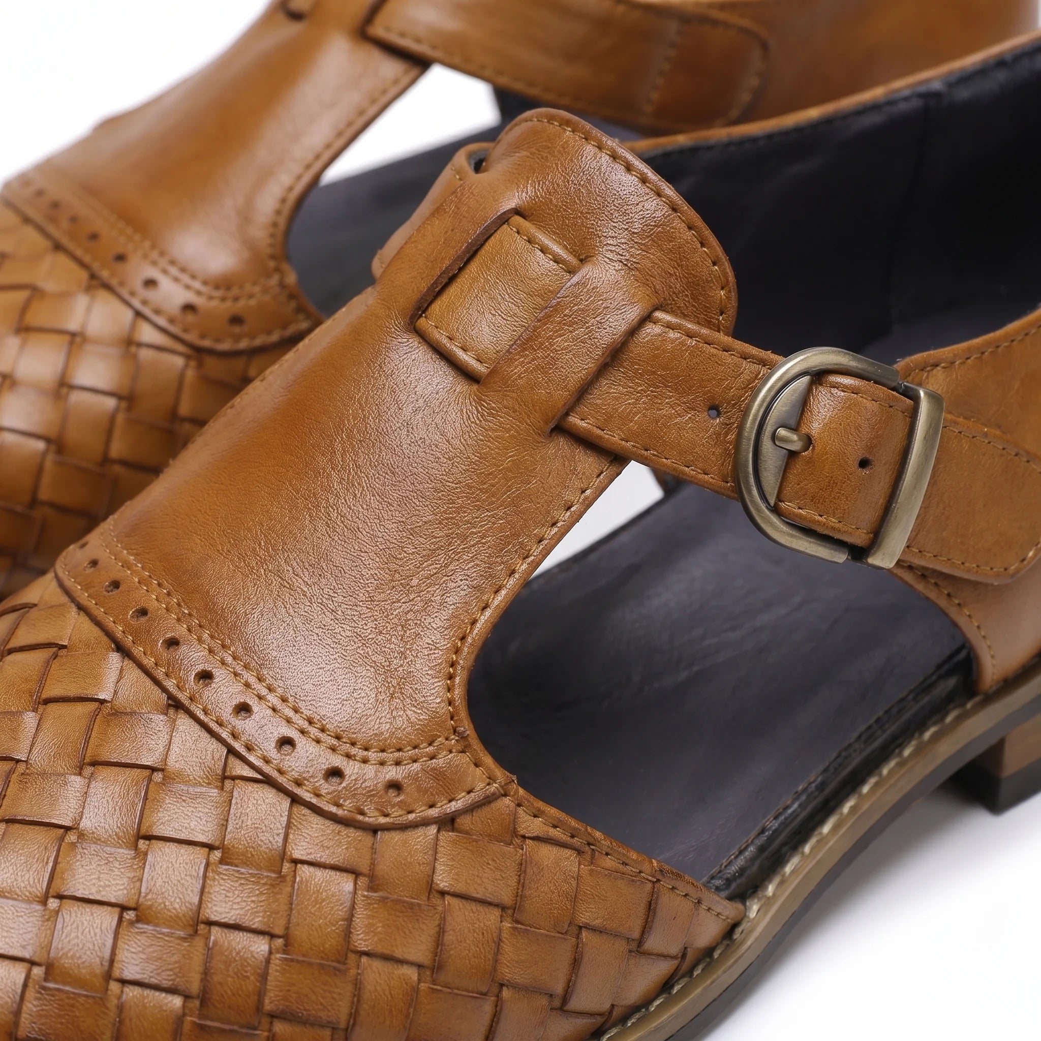 Trama Fisherman Sandal - Brown