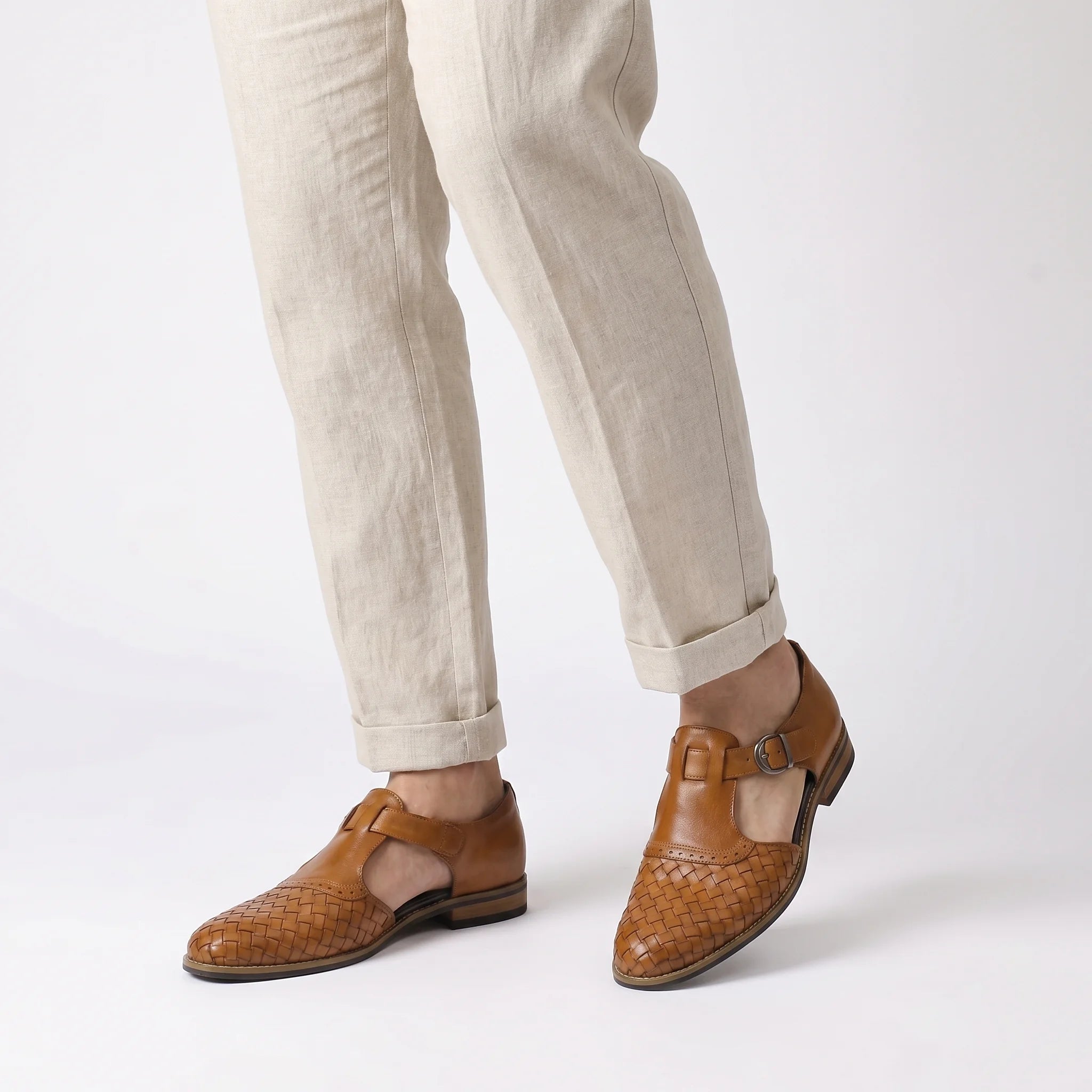 Trama Fisherman Sandal - Brown