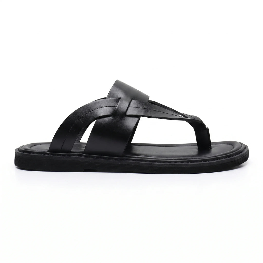 Valence Toe-Loop Sandal - Black