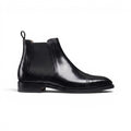 Lorvain Chelsea Brogue Cap-Toe Boot - Black