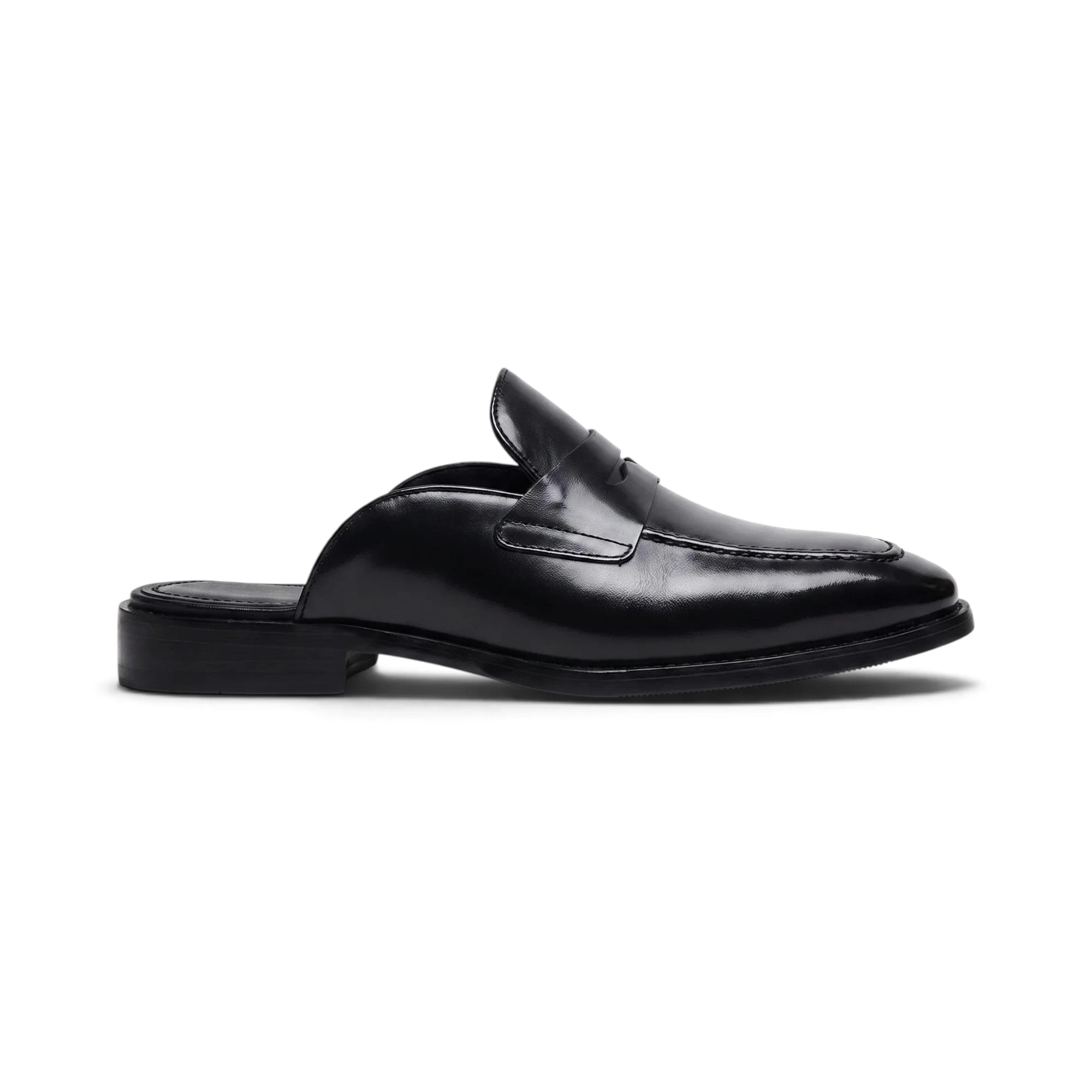 Marcello Mule Loafer - Black