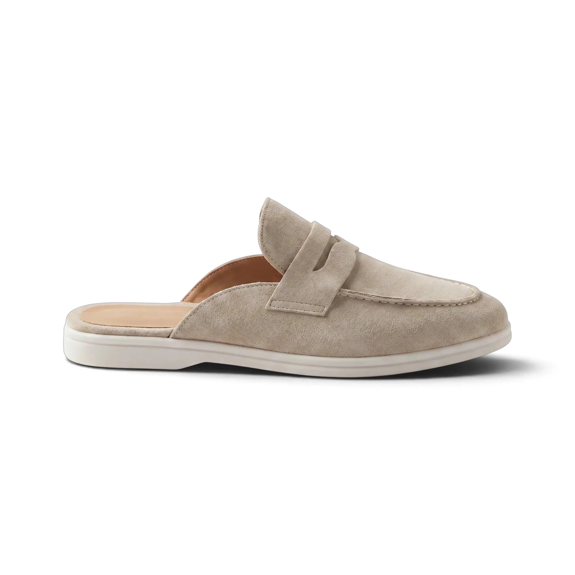 Meridian Loafer Mule - Beige