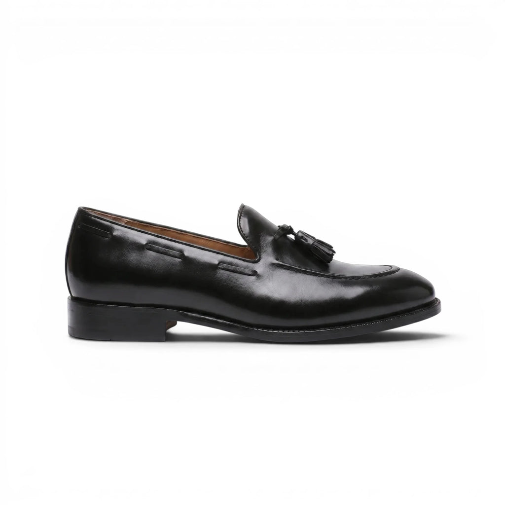 Noriel Tassel Loafer - Black