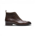 Regent Semi-Brogue Chukka Boot  - Coffee