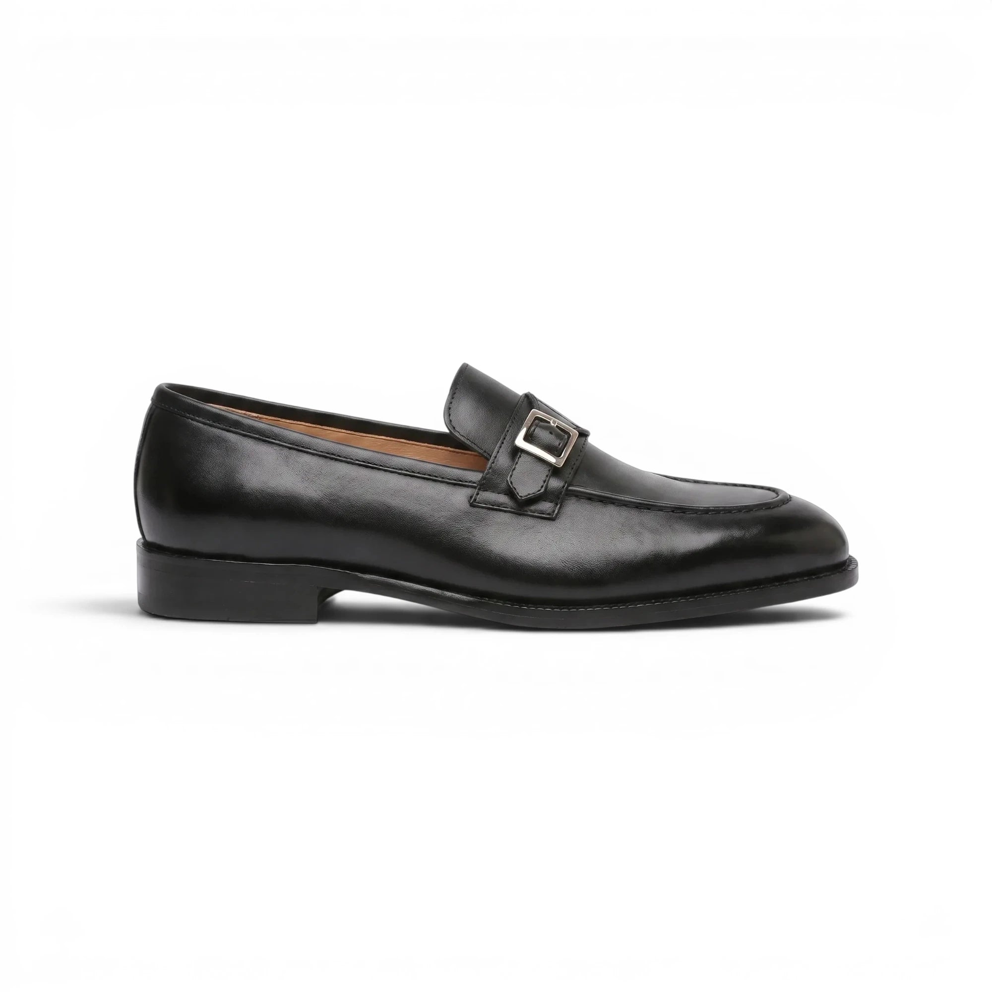 Santoro Monk Strap Loafer - Black