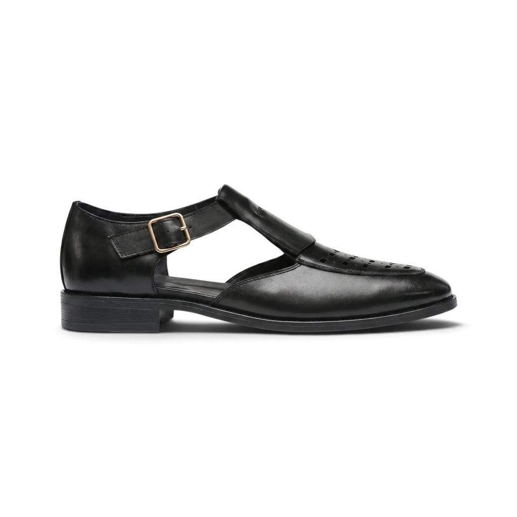Sereno Fisherman Sandal - Black