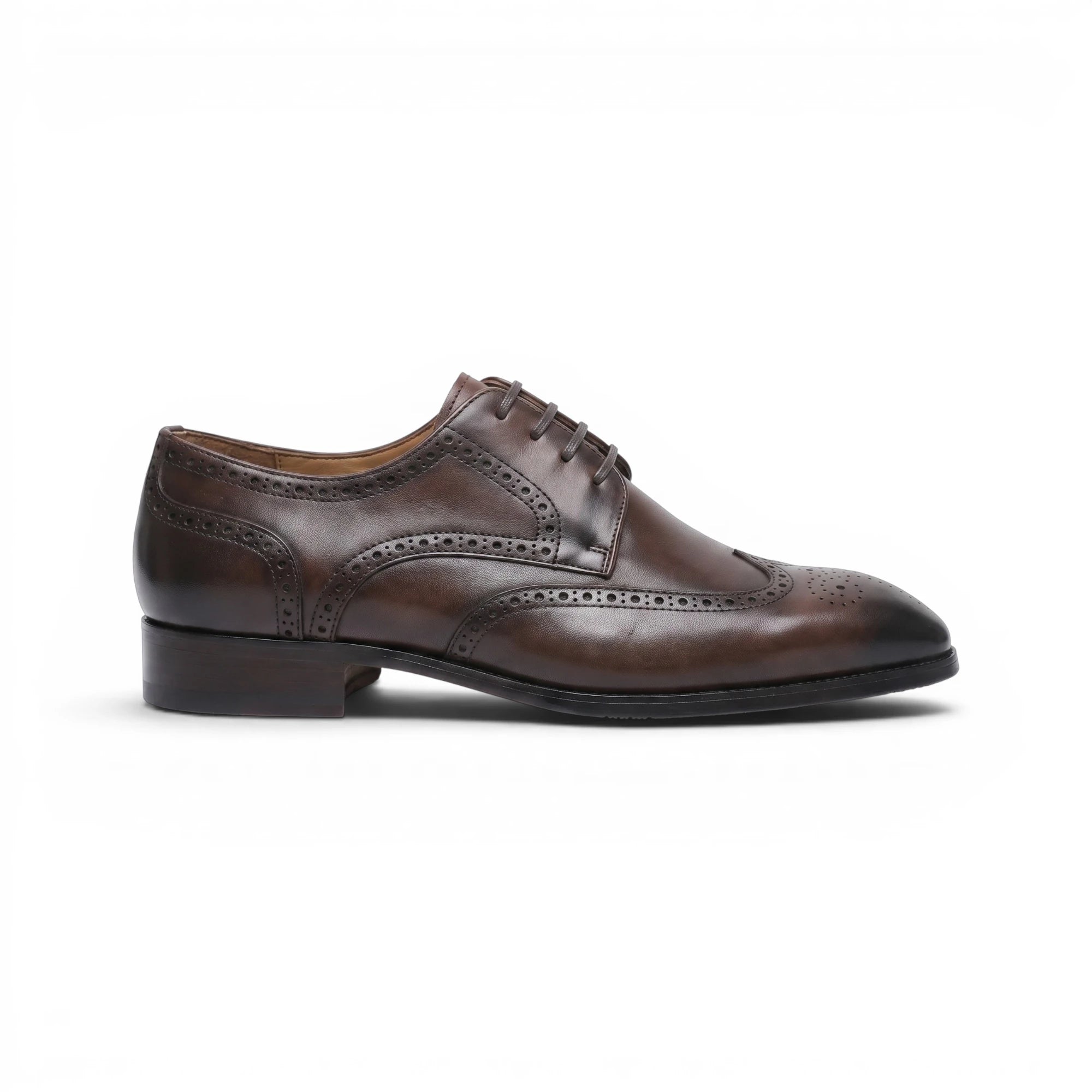 Valenti Derby Brogue - Coffee