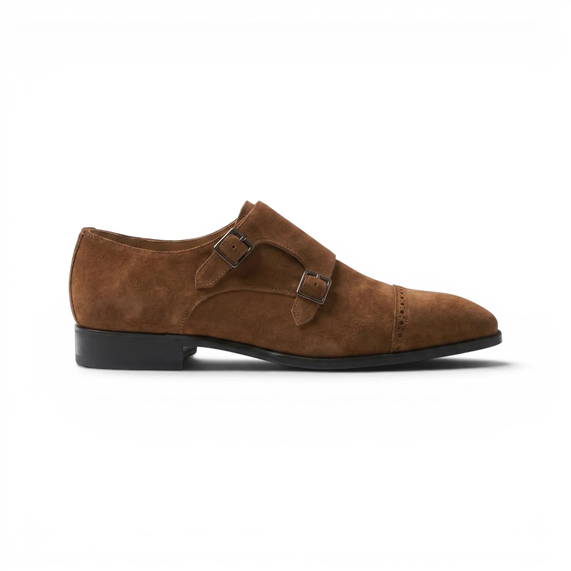 Velmont Double Monk Strap - Brown
